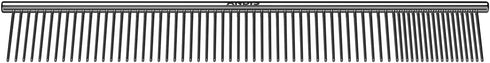 Andis 68545 Stainless-Steel Comb for Knots, Mats & Loose Hair Removal, Lightweight Dematting Tool for Dogs & Cats