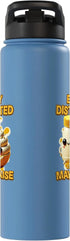 Mayonnaise Costume Mayo Group Easily Distracted By Mayonnaise Stainless Steel Insulated Water Bottle