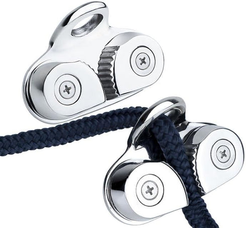Ymiko 316 Stainless Steel Cam Cleat, Proof Rope Cleats for 3-15mm Ropes, Boat Hardware for Sailboat Kayak
