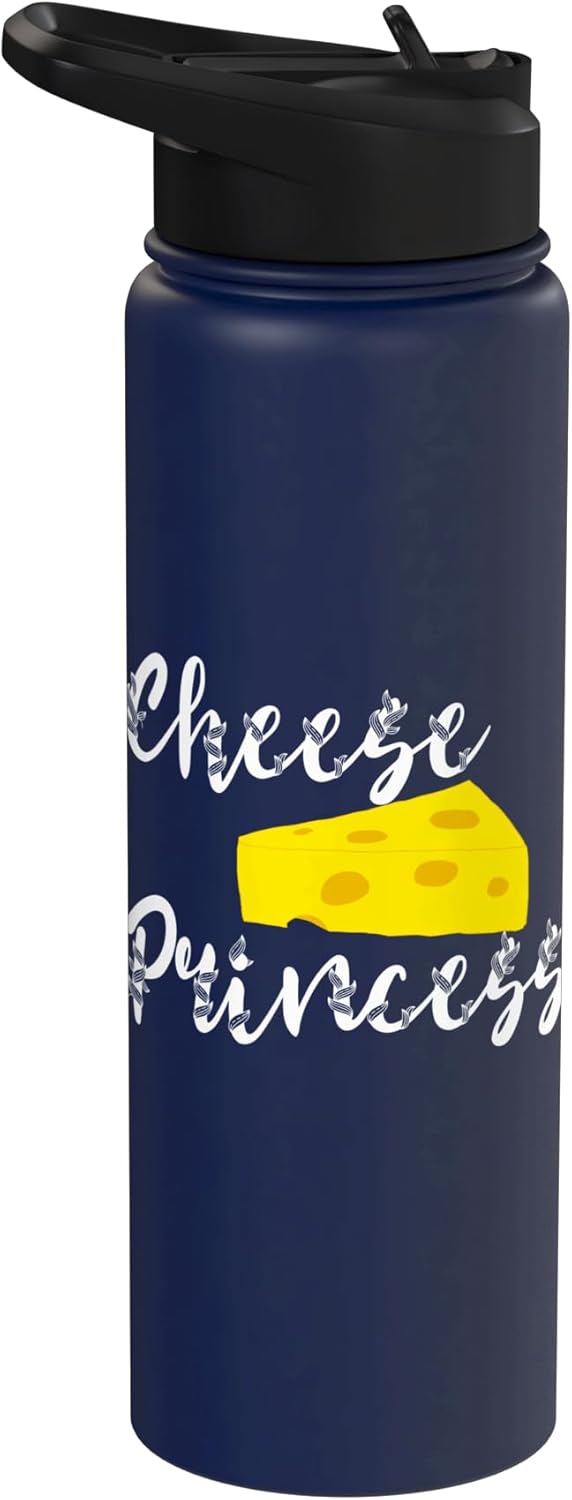 Schweizer Kaese Mozzarella Lebensmittel Cheese Princess Holly Cheese Princess Edamer Gouda Stainless Steel Insulated Water Bottle