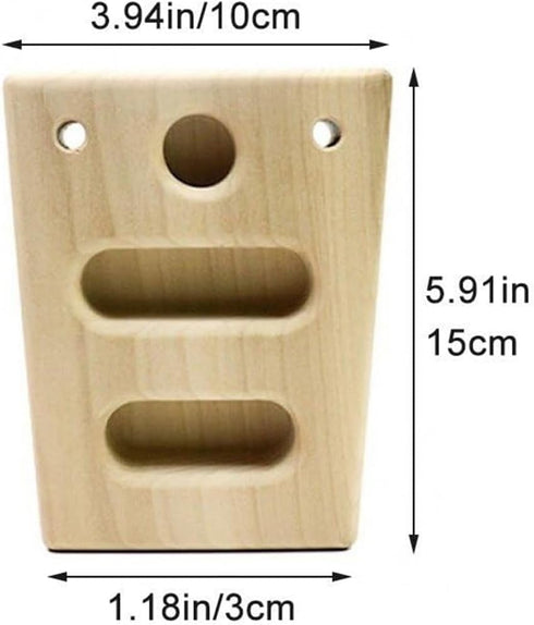 jiingekk Climbing Training Board Finger Grip Strengthener Forearm Exerciser Hangs Board Building Cores Strength Hangs