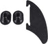 Tracking Fin for Kayak, Black Watershed Board Kayak Skeg with Integral Fin Mounting Points for Canoe Accessories