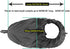 Kayak Skirt, Adjustable Nylon Spray Skirts, Universal Waterproof Cover for Canoe Water Sports Accessories