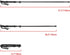 Travel Folding Trekking Hiking Pole with Carrying Case, Adjustable Collapsible Cane for Women Men Hikers Gift, Black