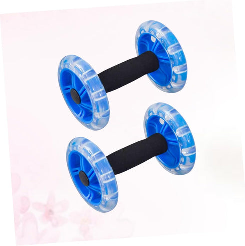 Weight Loss Equipment Exercise Roller and Small Dumbbell Weights, Home Dumbells Fitness Wheel Equipment