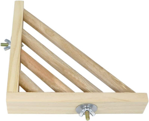 Litewoo Bird Perch Corner Platform Stand for Budgies and Parakeets