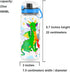 Home Tune 23oz Cute Water Bottle for School Kids Girls, BPA FREE Tritan, Leak Proof with Easy Clean Handle (Fire Dragon)