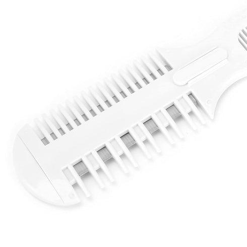 VINGVO Pet Hair Trimmer, 2 in 1 Trimming Grooming Hair Cutter Comb with Replacement Blade