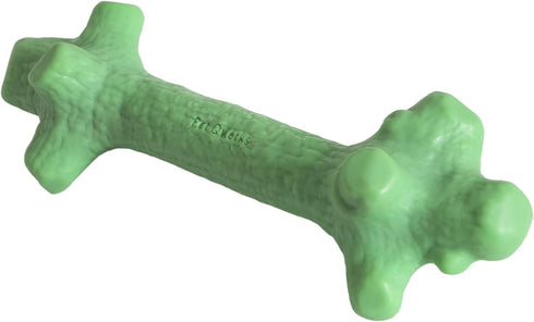 Pet Qwerks Nylon Stick BarkBone, Durable Dog Toys for Aggressive Chewers, Mint Flavor, 9"