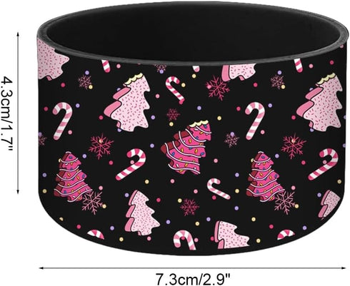 2PCS 12oz-40oz MiOYOOW Christmas Silicone Boot, Anti-Slip Cup Bottom Cover Heat Insulation Water Bottle Sleeve for Cups