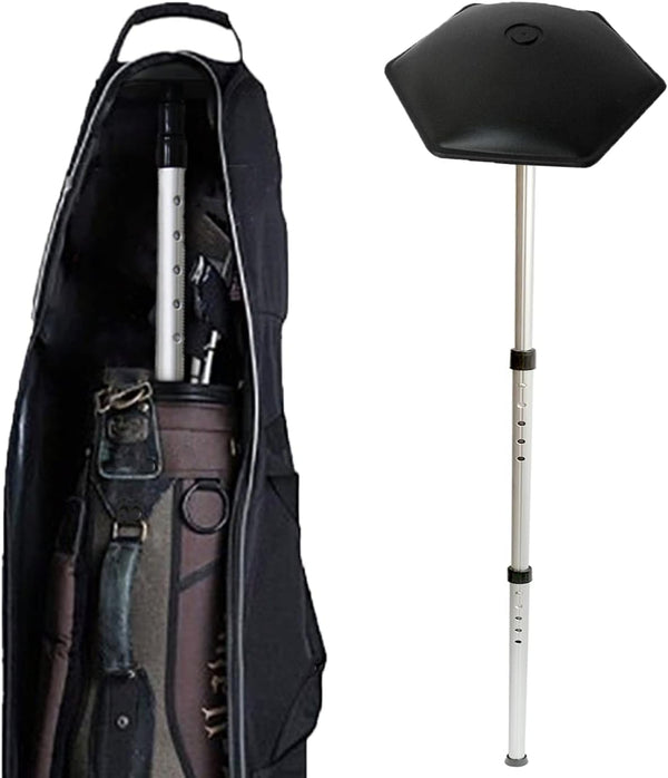 Golf Travel Club Bag Support Rod - Aluminum Adjustable Telescopic Golf Trip Cover Support System Pole