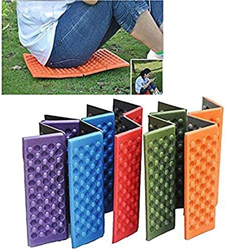Lizusidtsy Camping Mats Folding Foam Mats Waterproof Sitting Carpet Seat Cushion for Outdoor Camping Picnic Park, Green