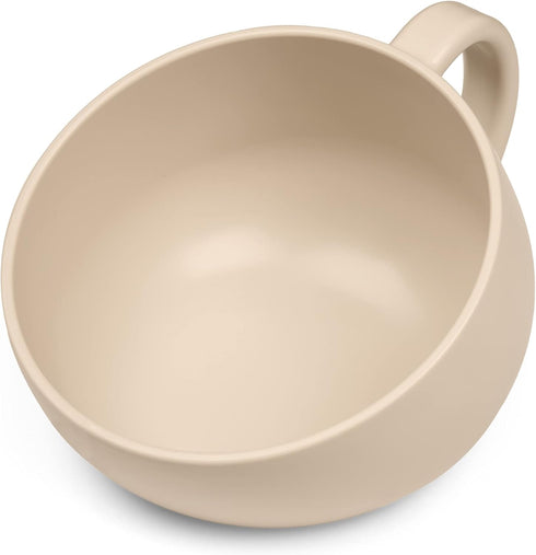 DogBuddy Dog Bowls for Large Dogs, Non-Slip Dog Water Bowl, Standard White Sand Dog Food Bowls
