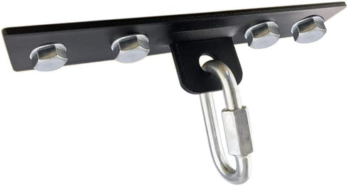 Qualward Heavy Bag Hanger Bracket for Wood Beam, Stainless Steel Swing Hangers for Ceiling Wall Mount
