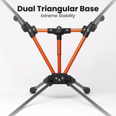 Advnture Club Backpacking 330 Lbs Portable Camping Chair - Lightweight, Compact, Foldable & Sturdy | Chair for Camping