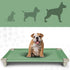 Acrimet Cooling Elevated Pet Dog Bed Cot, Washable Breathable Mesh Fabric, Stainless Steel Frame, Indoor & Outdoor,