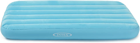 66803EP Cozy 34.5" 62" 7" Intex Kidz Inflatable Airbed: Fiber-Tech Velvety Soft Surface Carry Bag Included Color May