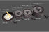Lightweight 4-5 Person Camping Cookware - 4 Piece Pan Pot Set for Outdoor Activities