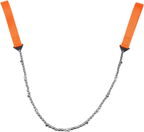 Portable Handheld Survival Chain Saw, 24.8inch High Reach Rope Chain Saw with Storage Bag for Camping