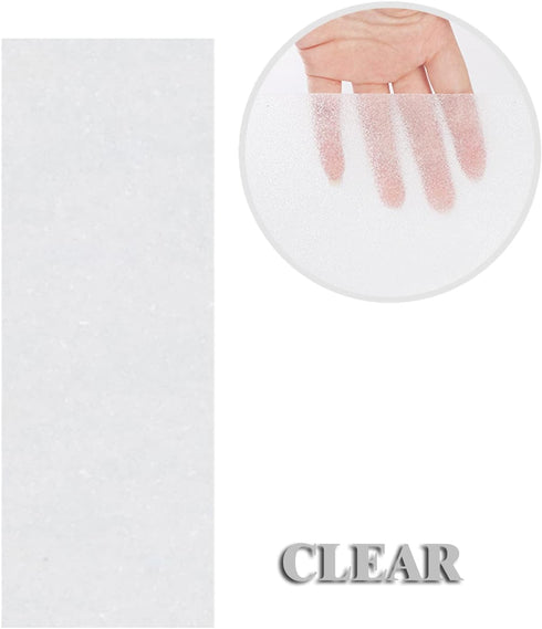 12pcs Cat Scratching Manicure Strips, Nail File for Cats, Scratch Liner for Furniture and Litter Box (Clear)