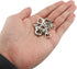Snap Hook DGHAOP, 4pcs Zinc Alloy 30mm Key Chain Snap Hook for Pets Cage Hook, Silver Tone