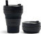 STOJO Collapsible Travel Cup, Reusable Silicone Bottle for Hot and Cold Drinks, 24 Ounce (Pack of 1)