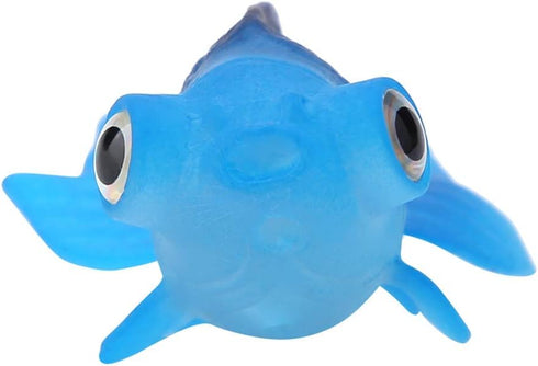 Pssopp Aquarium Fake Fish Decoration, Artificial Blue Goldfish Betta Fish, Small Lifelike Fake Fish Tank Ornaments