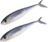 Toddmomy Bionic Soft Fishing Lures Pair 3D Sinking Artificial Tuna Swimbaits for