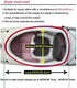 Kayak Skirt, Adjustable Nylon Spray Skirts, Universal Waterproof Cover for Canoe Water Sports Accessories