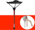 Rooyar Adjustable Telescopic Folding Stool Portable Single Leg Tall Chair for Outdoor Camping Walking