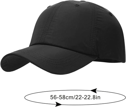 Waterproof Baseball Cap for Men and Women, Breathable UPF50+ Sport Outdoor Quick Dry Adjustable Rain Hat