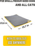 Cooling Heating Mat for Cat & Dog, Small Medium Pet, 5 Layers Microwave Water Repellent No-Electric Thermal Pad,