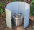 Solo Stove Aluminum Windscreen for Backpacking, Camping, Butane, and Alcohol Stoves