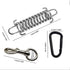 Dog Leash Metal Shock Absorbing Spring Buckle Sun Shade Spring Heavy Duty Steel Tent Rope Fixed Buckle Tensioner for Outdoor Camping Dog Training,Swing by HNOYGNU