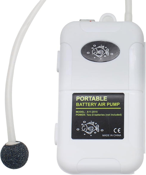 Small Air Pump for Fish Tank 6 Gallons, Quiet Aerator for Bait Bucket and Tropical Fish Enthusiasts