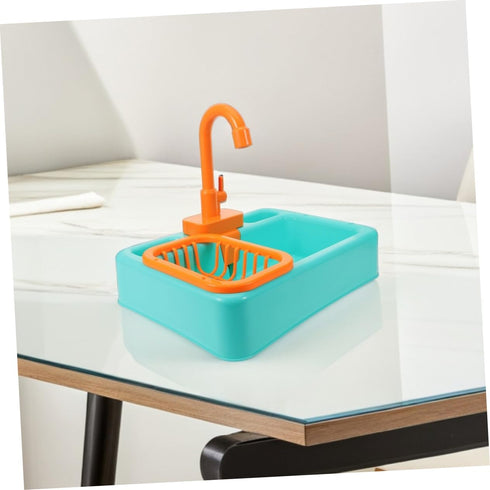 2pcs HANABASS Automatic Bird Bath Tub Toys with Faucet Parakeet Shower Basin for Boy Girl Water Play Design for Bird