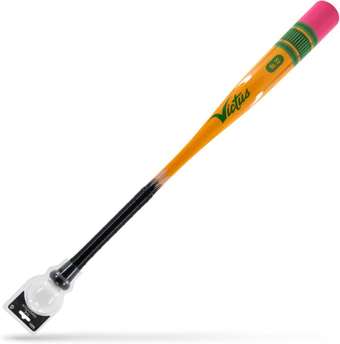 Victus Yardstick, Plastic Baseball Bat for Kids with Custom Plastic Ball, for