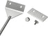 Stainless Steel Algae Scraper Cleaner with 10 Blades for Aquarium Glass Tank, Fish Plant