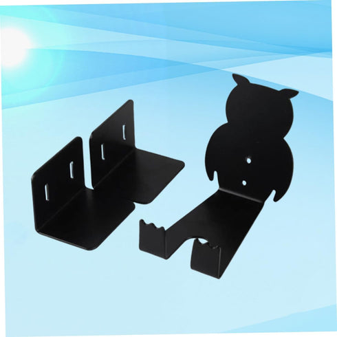 Kisangel Bike Holder 1 Set Cycle Wall Mount Holder, Black Creative Supplies Hanger Hook Storage Bike Rack