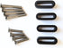 REDSHIFT Aluminum Bike-Handlebars Extension Riser Kit in Black