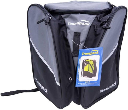 TRANSPACK Edge Junior Water-Resistant Ski/Snowboard Boot Helmet Goggles & Gear Backpack Bag, 33L