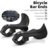 Mountain Bike Handlebar Ends, Lightweight Ergonomic Design Bar Ends Attachments with Fluorescent Lamp