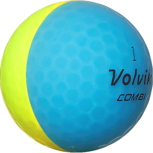 12 Pack Enhanced Visibility Volvik Vivid Combi Golf Balls