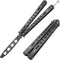 Grand Way Butterfly Trainer, Balisong Trainer for Practice, Black Dull Trick Butterfly Knives