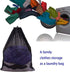 Heavy Duty Sports Ball Bag, Extra Large Drawstring Mesh Ball Bags for Coach, Adjustable Strap for Soccer, Basketball,