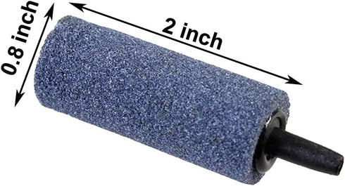 AQUANEAT Aquarium Air Stones 2 inch 12 Pack, Bubble Stone, Fish Tank Airstones, Aerator Stone Bubble Diffuser, Air Pump Accessories for Aquariums, Fish Tanks, and Hydroponics by AQUANEAT