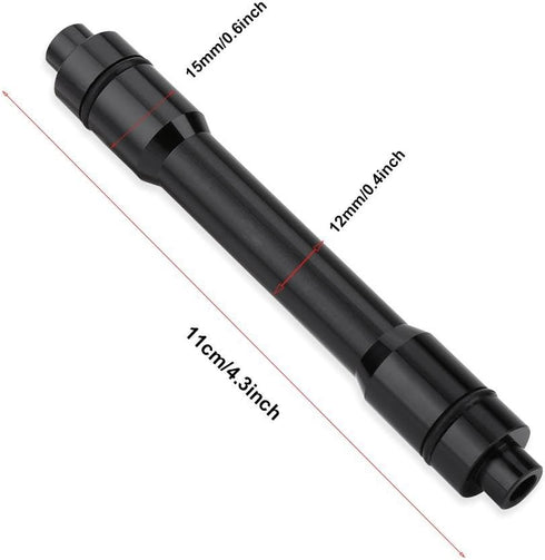 VGEBY1 Hub Adapter, Firm Road Bike Wheel Fork Axle for 15mm Thru Axle to 9mm Shaft