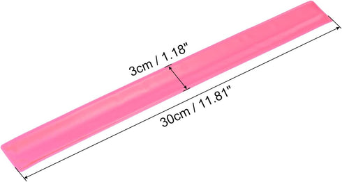 PATIKIL Reflective Bands, High Visibility Reflective Arm Wrist Ankle Band Safety Reflector Strips for Night Running Cycling