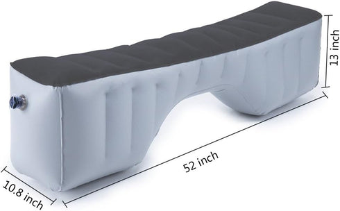FMS Inflatable Back Seat Mattress for Car Travel (Gray)
