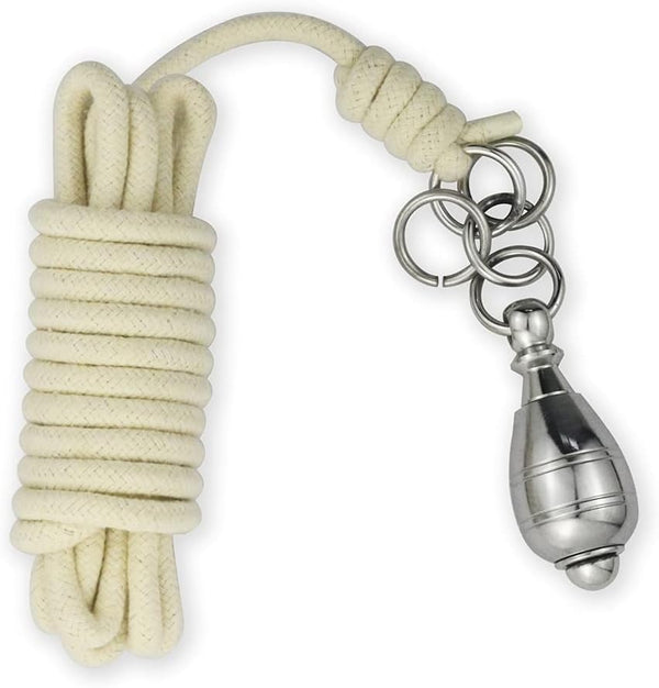 PHYSKOW Rope Dart Meteor Hammer Exercise Ball Rubber Meteor Hammer Chinese Kungfu Traditional